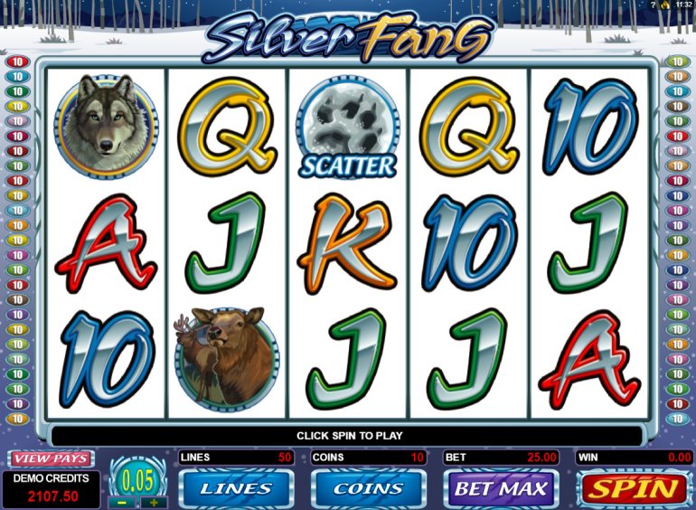 Silver Fang tragaperras microgaming